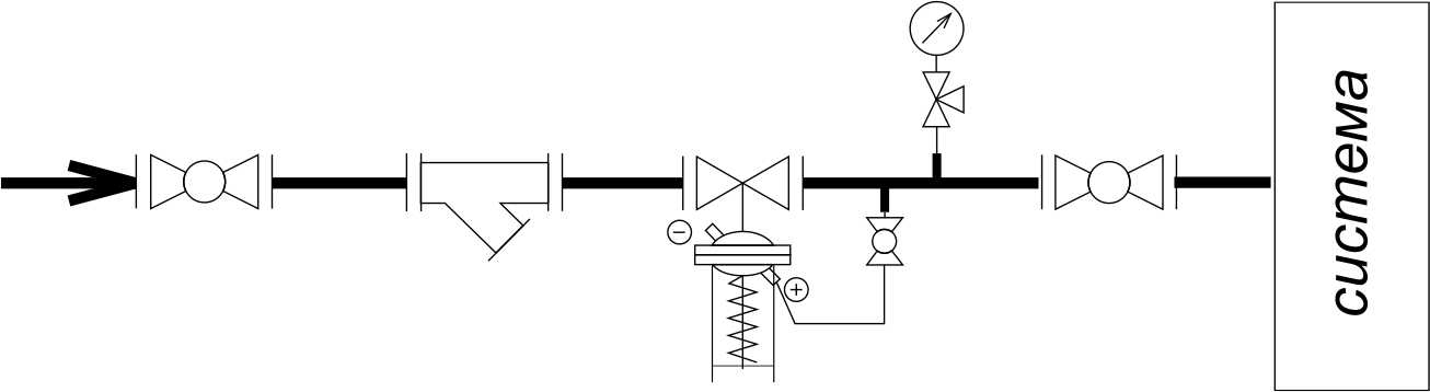 Регулятор давления воды схема